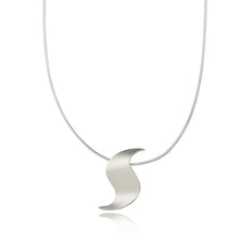 Load image into Gallery viewer, Wave pendant - sterling silver
